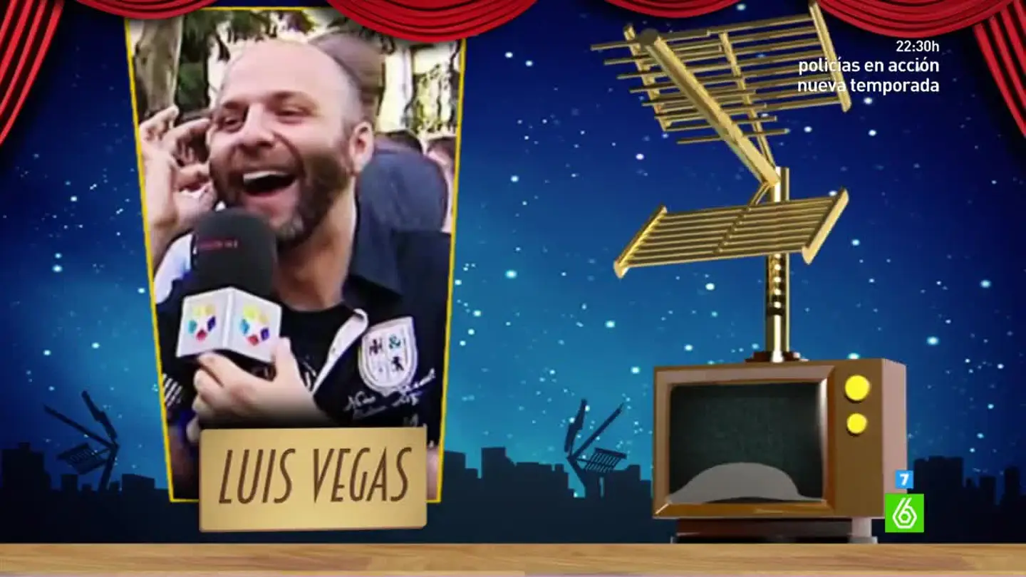 Luis Vegas se convierte en finalista al premio Zapeando a 'Mejor Reportero del año' Luis Vegas se convierte en finalista al premio Zapeando a 'Mejor Reportero del año'