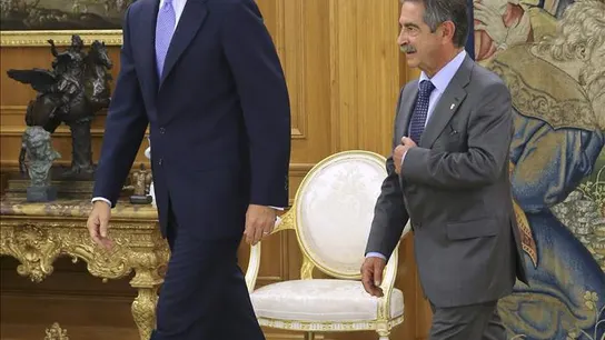 Revilla y el rey Felipe VI en Zarzuela Revilla y el rey Felipe VI en Zarzuela