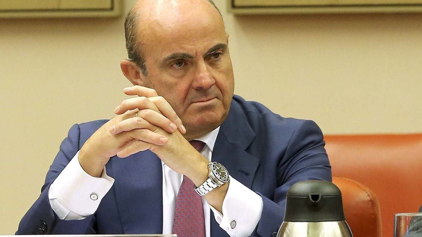 Luis de Guindos, ministro de econom&iacute;a