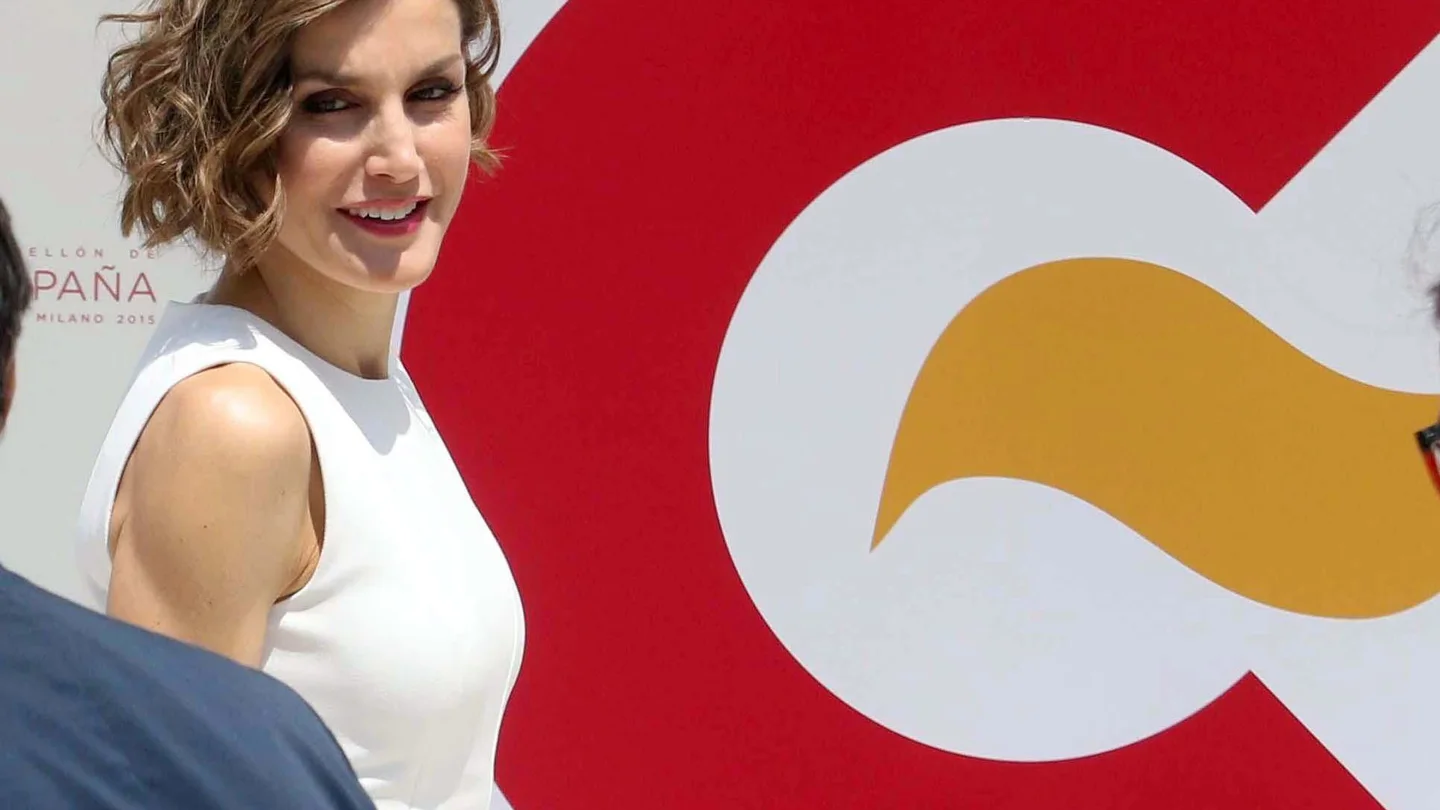 La reina Letizia en la Expo de Milán La reina Letizia en la Expo de Milán