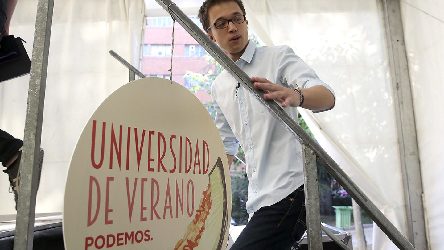 El secretario pol&iacute;tico de Podemos, &Iacute;&ntilde;igo Errej&oacute;n