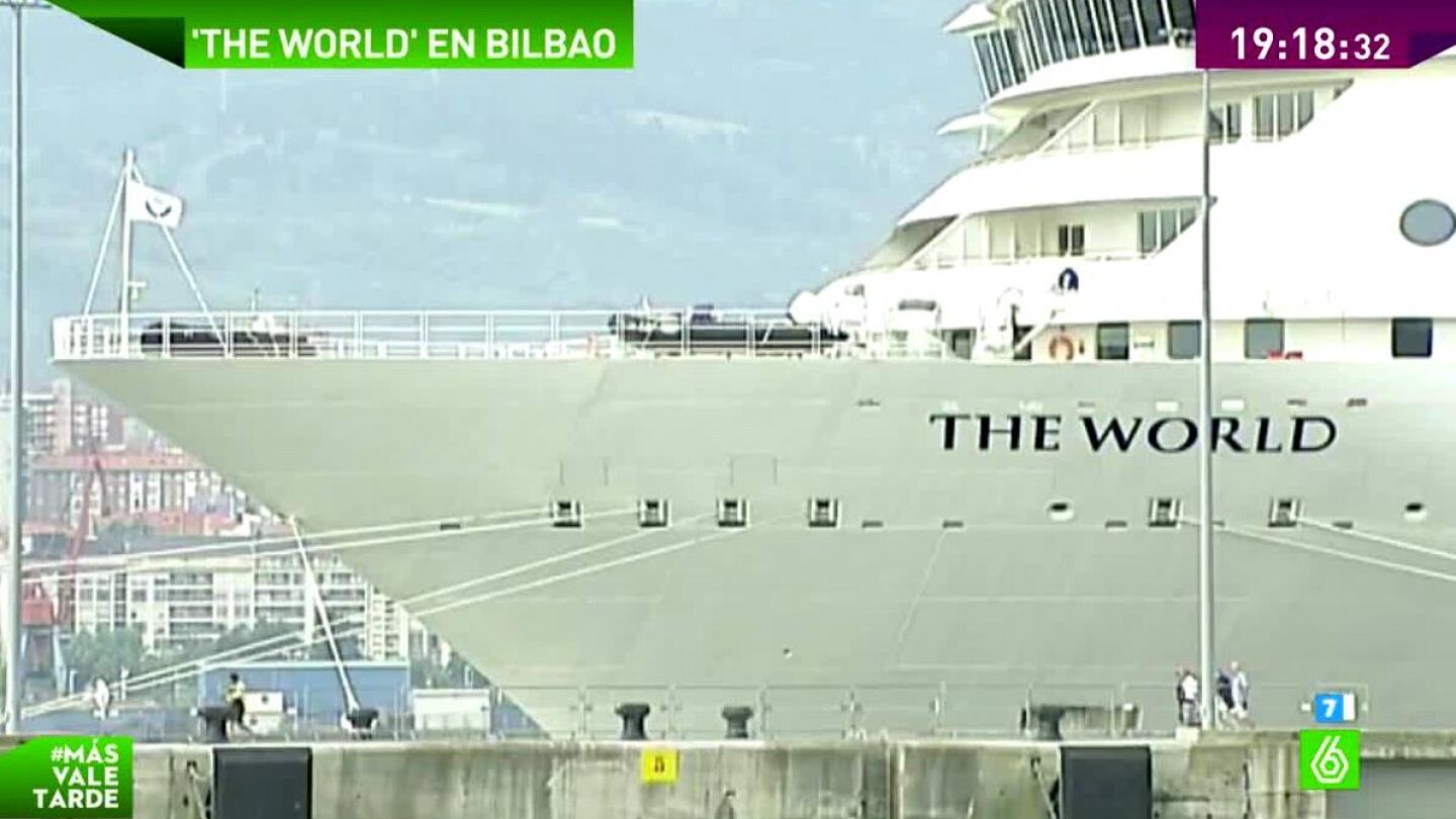 El crucero m&aacute;s lujoso del mundo llega a Getxo con 200 pasajeros multimillonarios