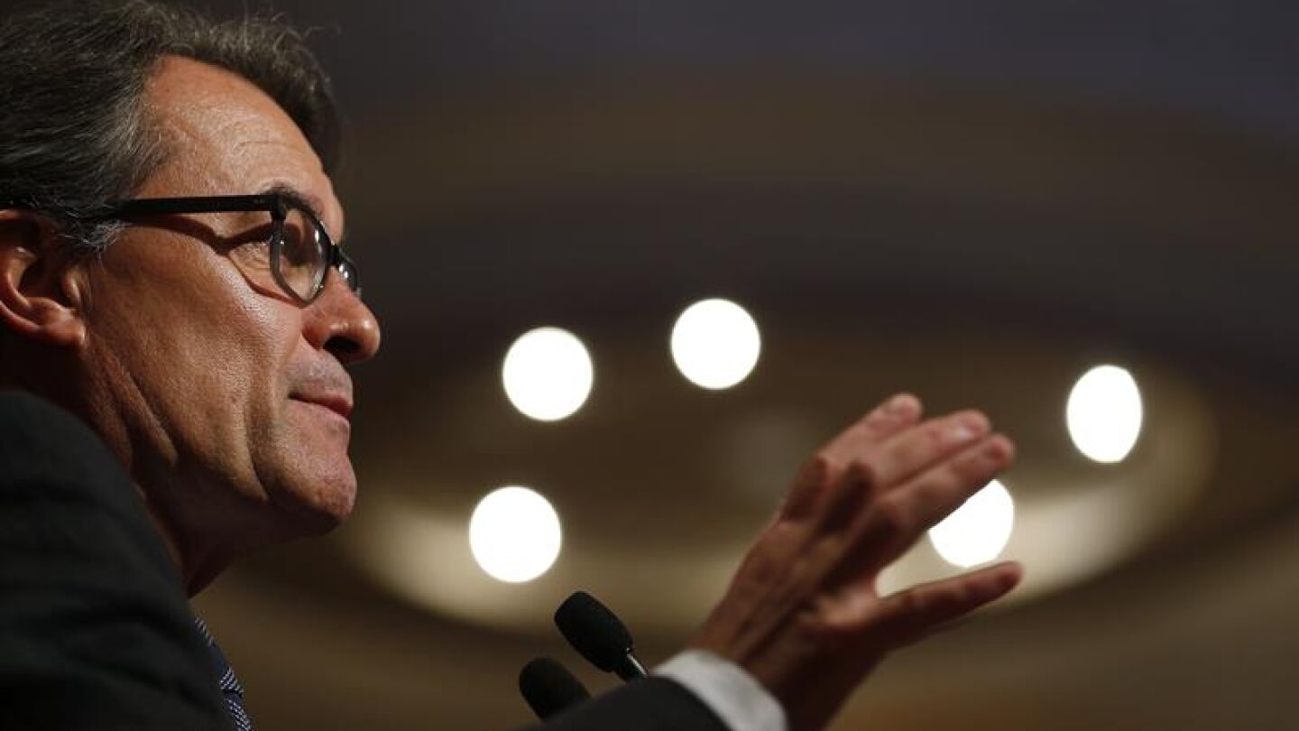 El presidente de la Generalitat, Artur Mas
