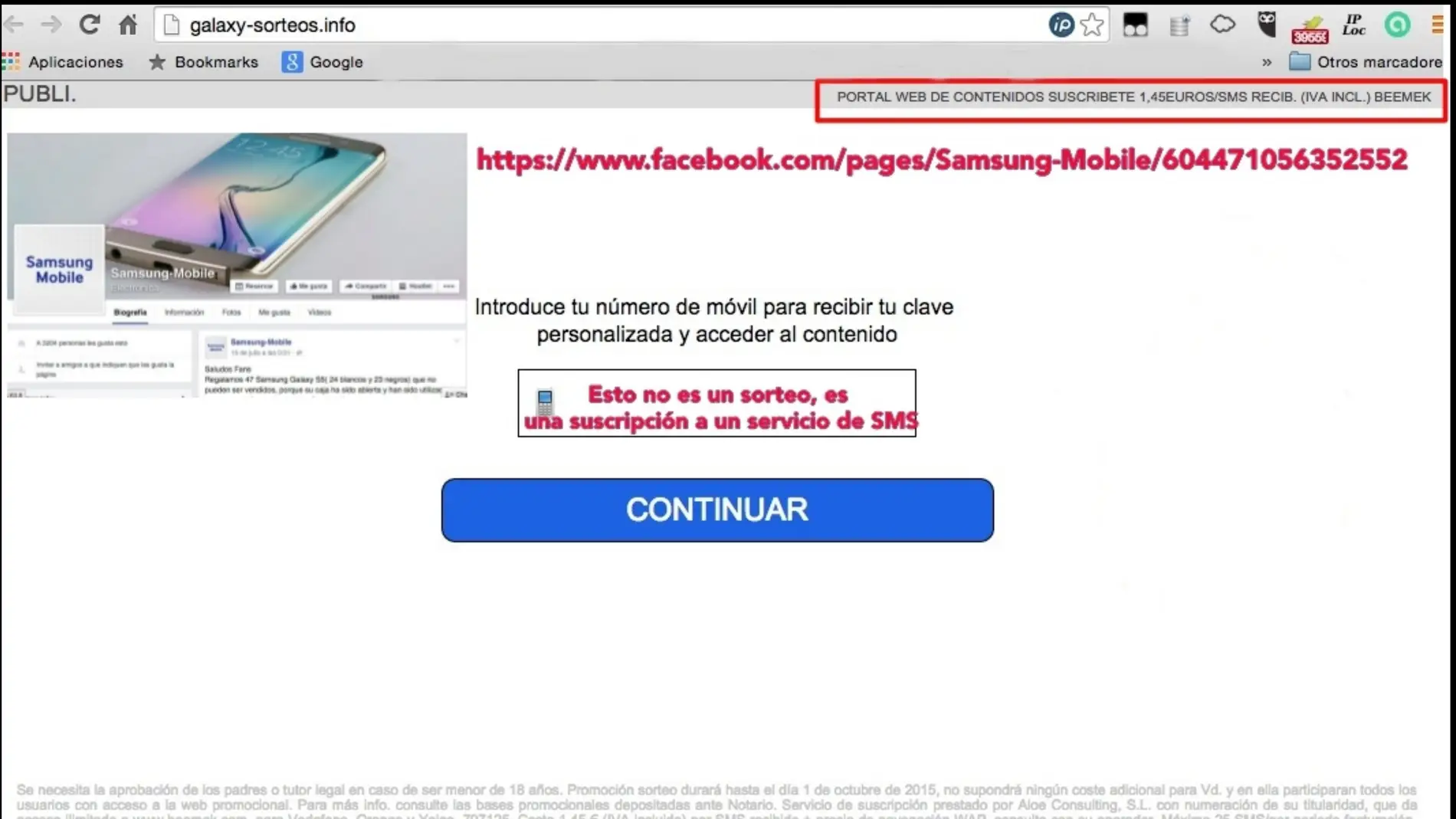 La estafa perfecta de los servicios SMS Premium. El gran fraude “low cost”.
