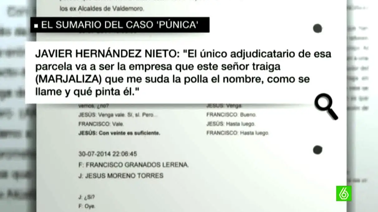 Conversación en la Púnica de un exconcejal de Valdemoro Conversación en la Púnica de un exconcejal de Valdemoro