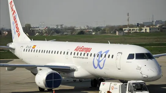 Imagen de archivo de un avión de Air Europa Imagen de archivo de un avión de Air Europa