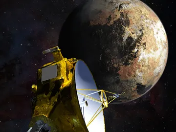 Representación artística de la New Horizons Representación artística de la New Horizons
