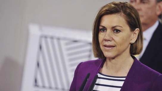 Cospedal: "Hay mucho fanfarrón que dice yo te voy a conseguir... y luego todo es mentira" Cospedal: "Hay mucho fanfarrón que dice yo te voy a conseguir... y luego todo es mentira"