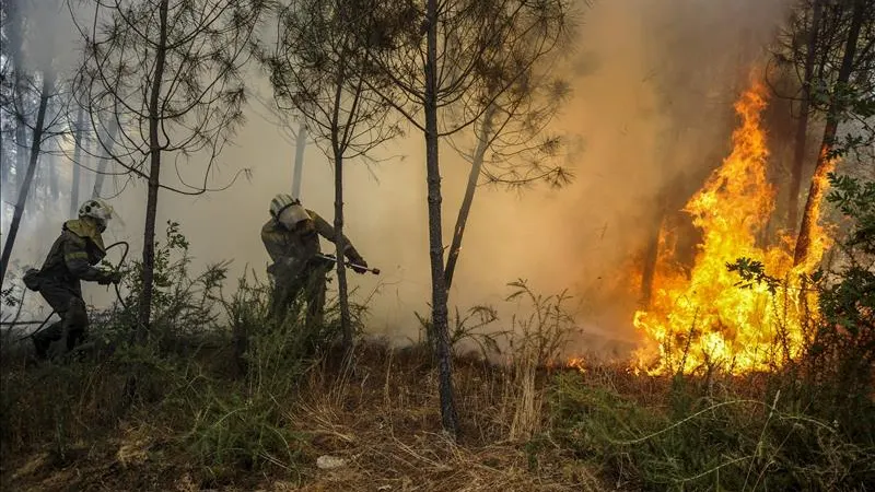 Preocupación en Asturias donde se registran ocho incendios activos