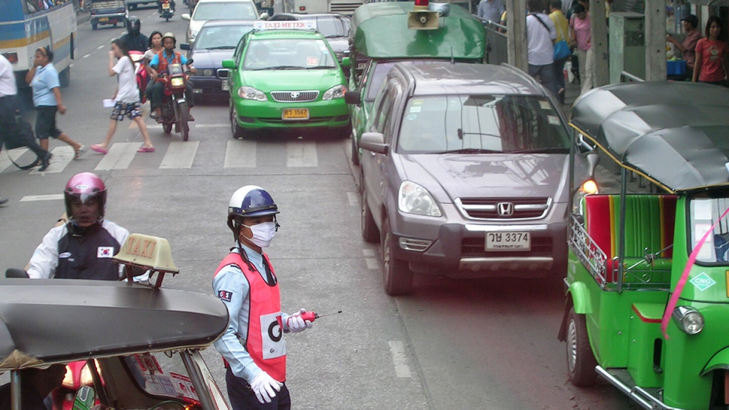 Una calle de Tailandia. Archivo
