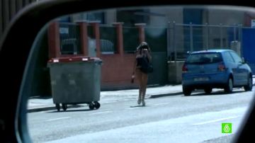 Una prostituta en la calle