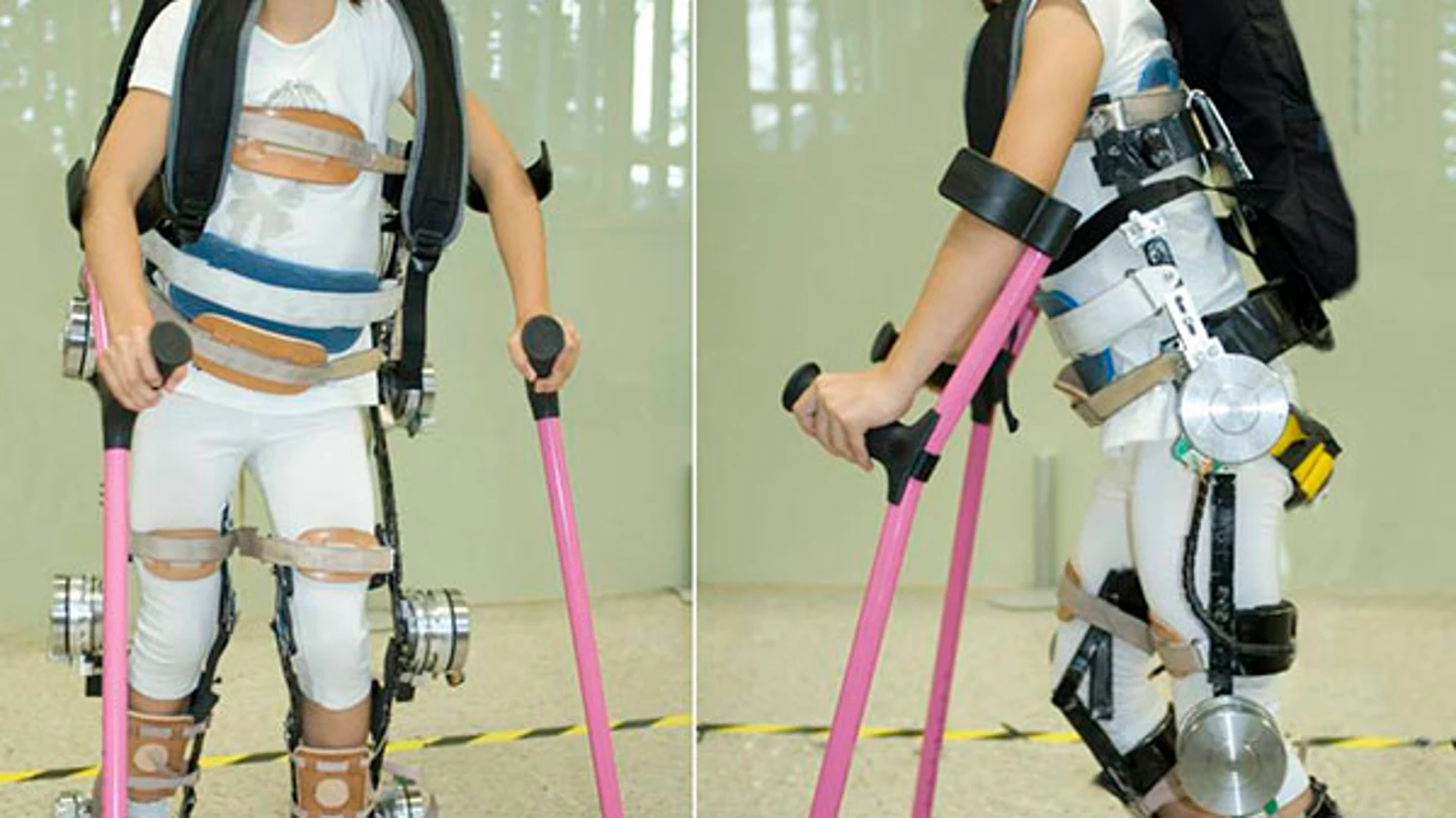 Un exoesqueleto para niños con paraplejia Un exoesqueleto para niños con paraplejia