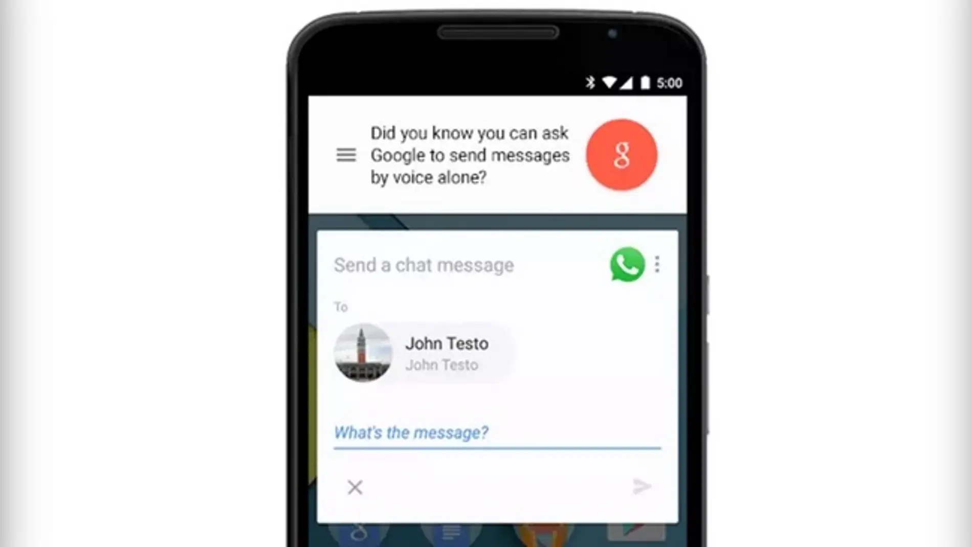 Asistente de Google con Whatsapp