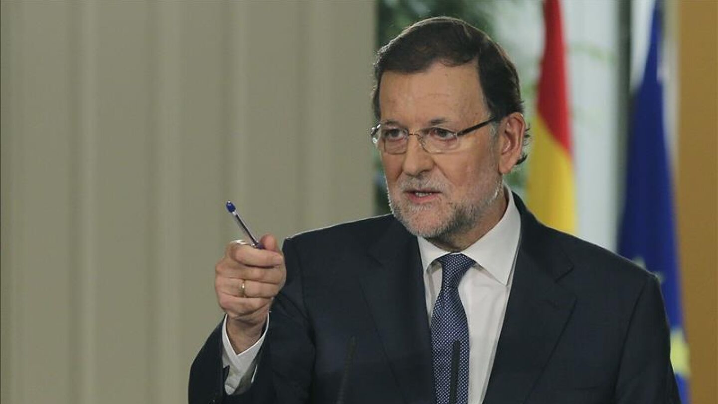 Mariano Rajoy en rueda de prensa