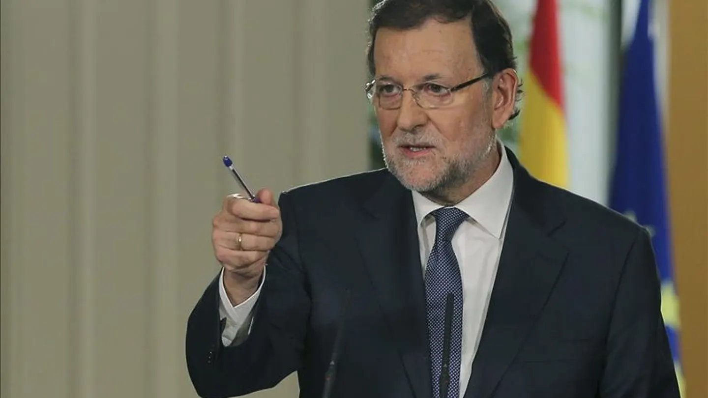 Mariano Rajoy durante la rueda de prensa Mariano Rajoy durante la rueda de prensa