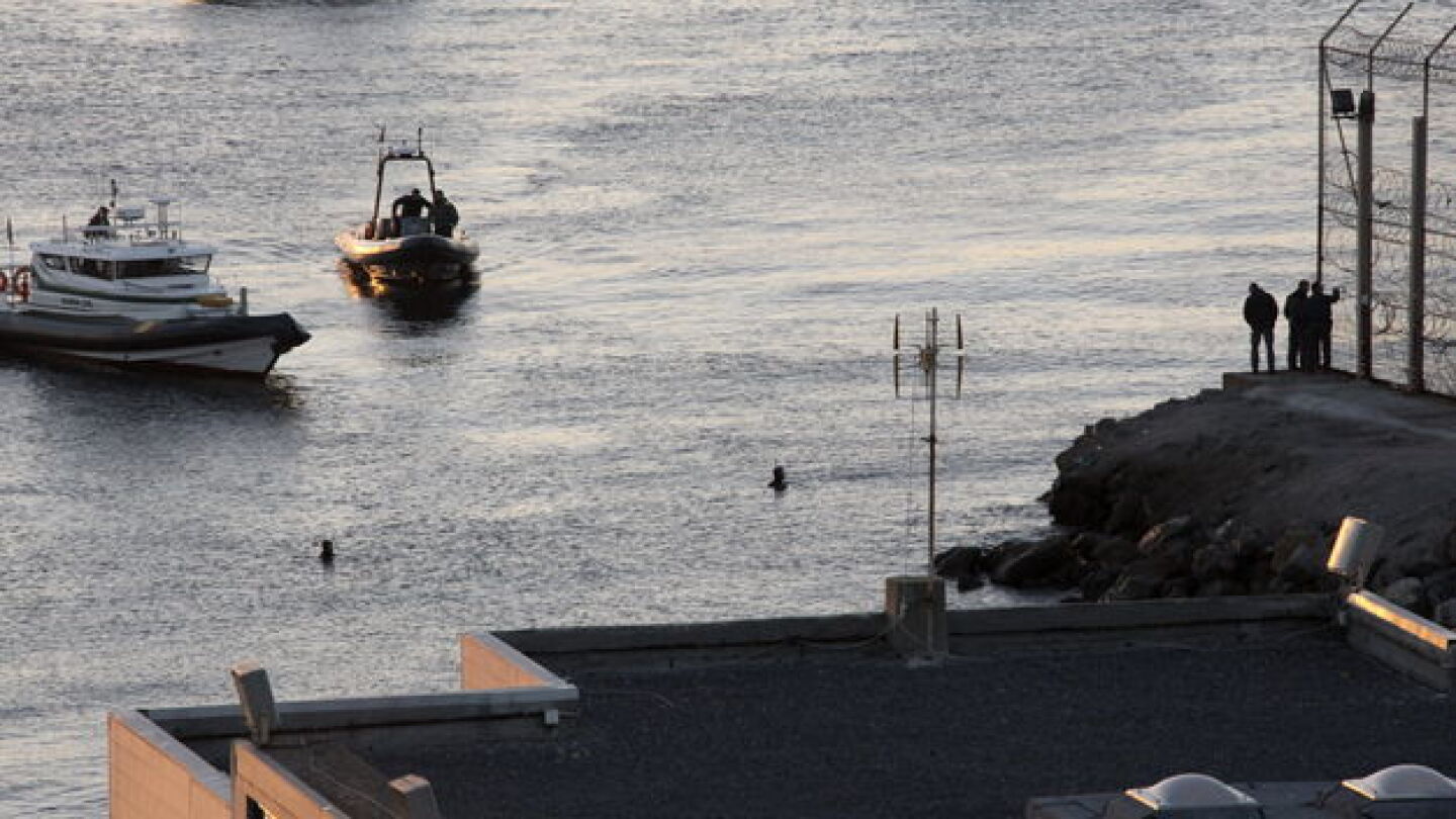 Imagen de la costa de Ceuta