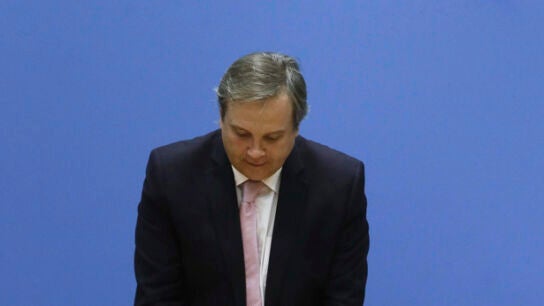 Antonio Miguel Carmona en rueda de prensa