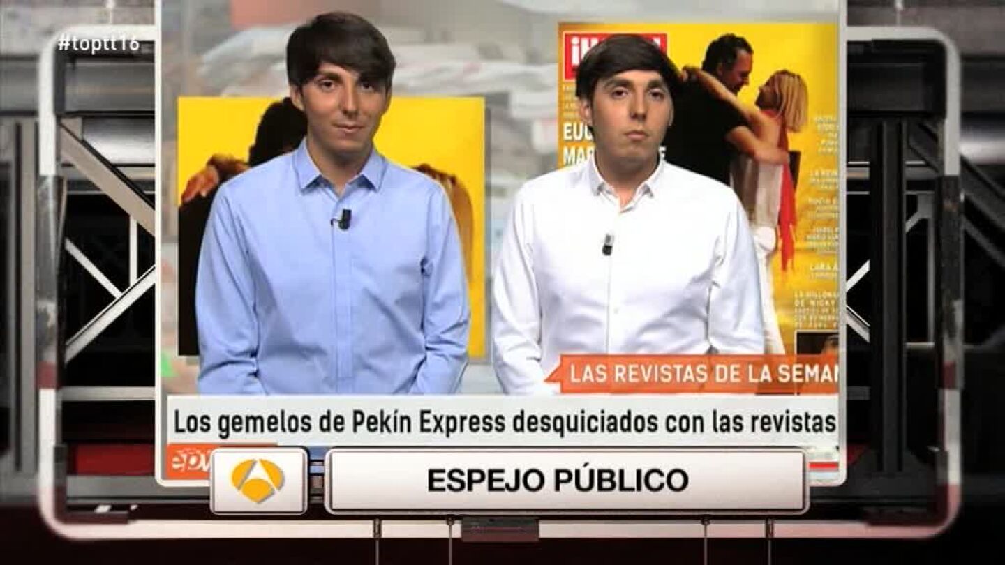 Los gemelos de Pek&iacute;n Express protagonizan 'El Momentazo' con la pareja del verano