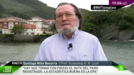 El economista Santiago Niño Becerra El economista Santiago Niño Becerra