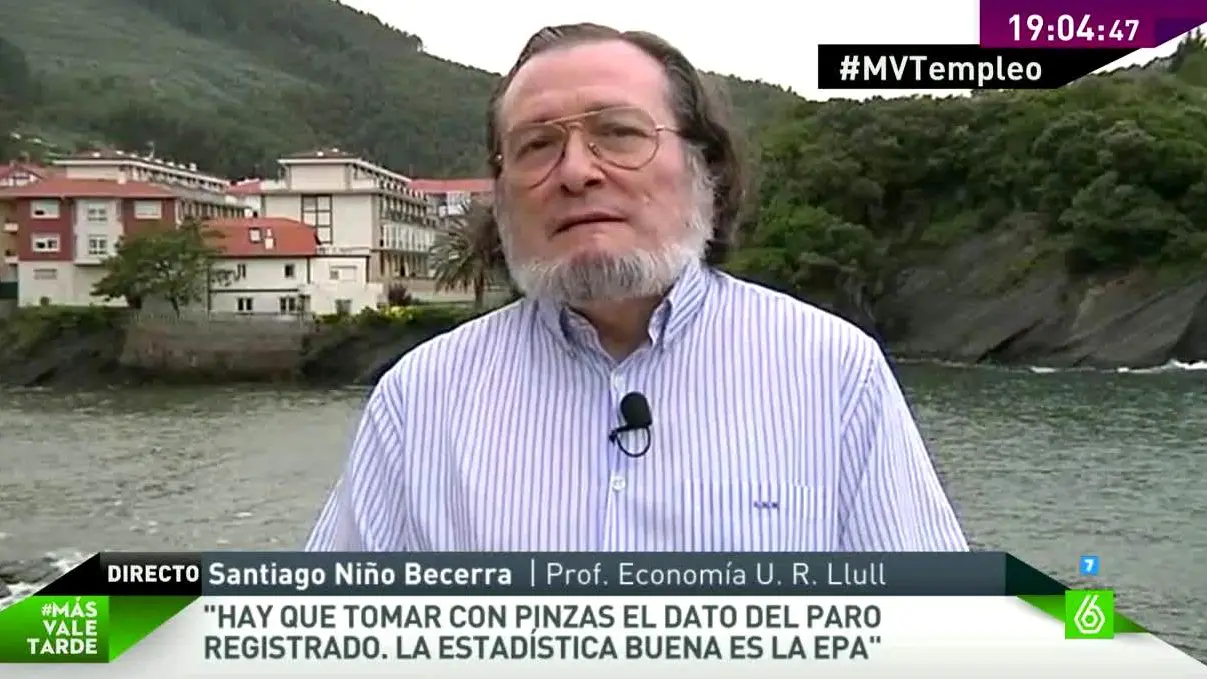 El economista Santiago Niño Becerra El economista Santiago Niño Becerra