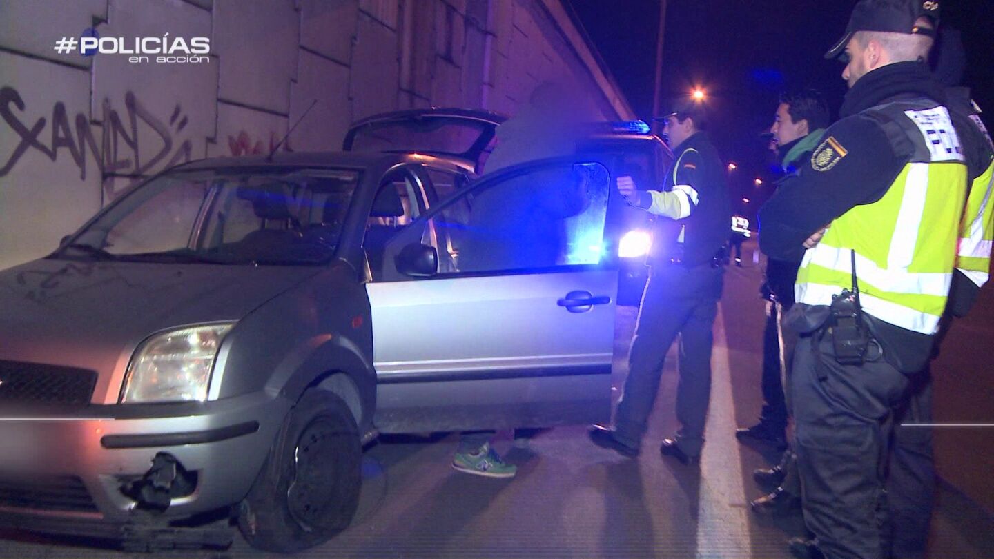Un kamikaze da positivo en alcohol y drogas en 'Polic&iacute;as en acci&oacute;n'