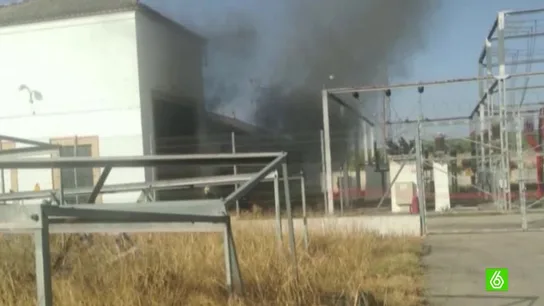 Inecndio en Morón de la Frontera Inecndio en Morón de la Frontera