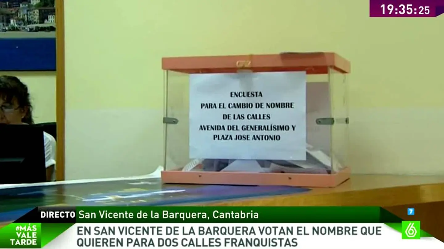 Los vecinos de San Vicente de la Barquera votan para sustituir dos calles con nombres franquistas Los vecinos de San Vicente de la Barquera votan para sustituir dos calles con nombres franquistas