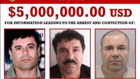 Carteles con la imagen de El Chapo'' Carteles con la imagen de El Chapo''