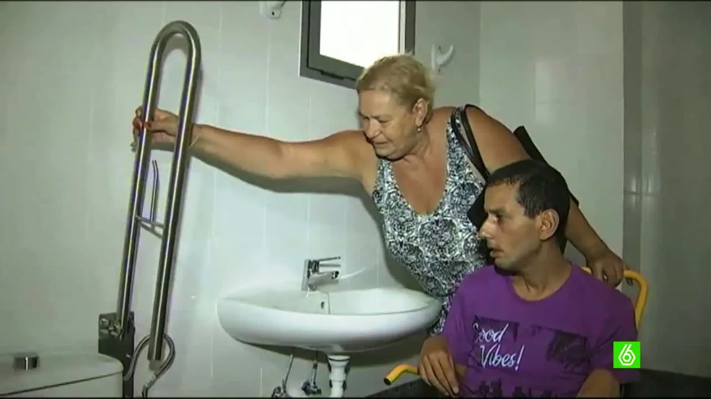Leonor en su nueva casa adaptada Leonor en su nueva casa adaptada