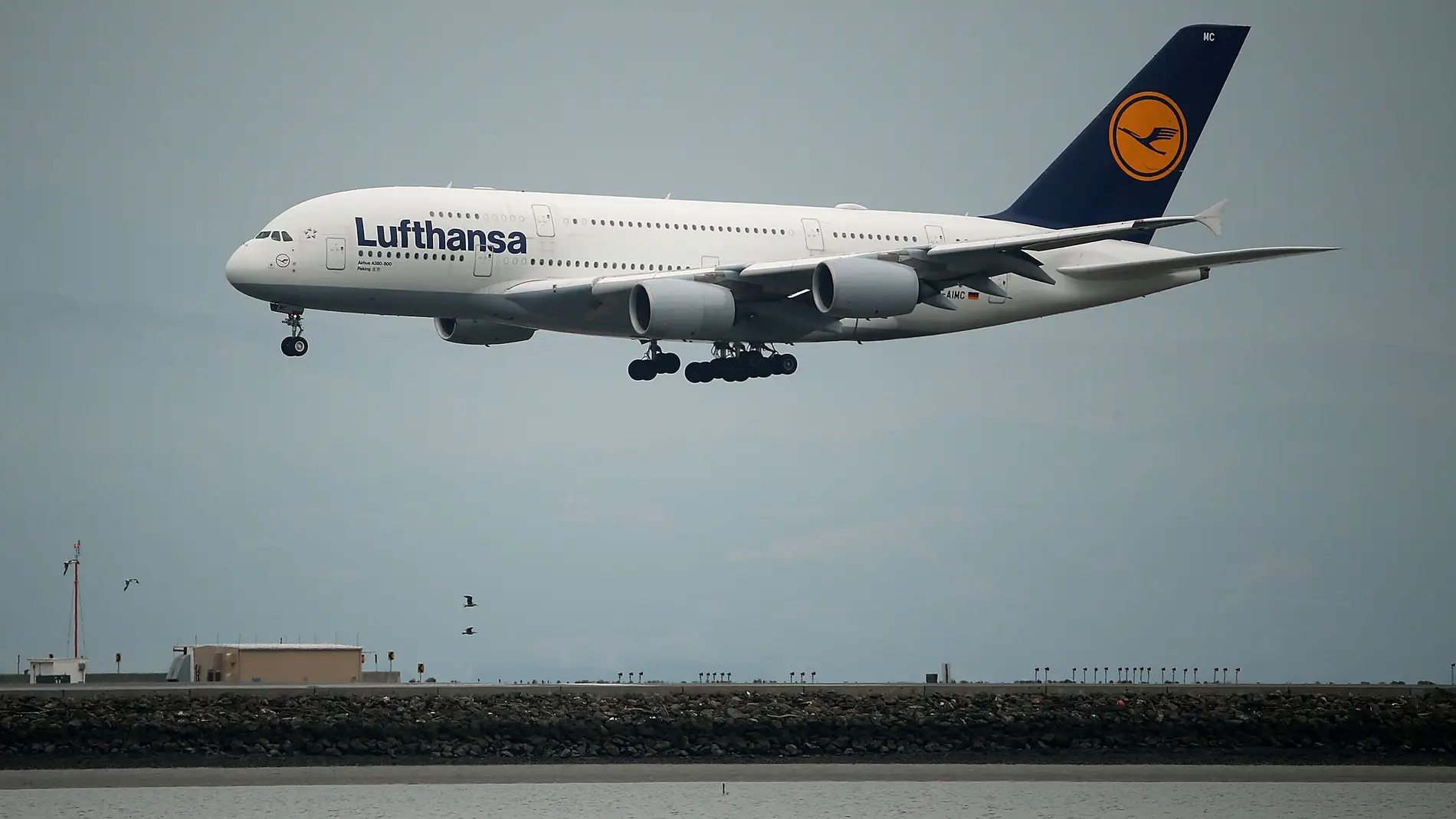 Avión de la aerolínea Lufthansa