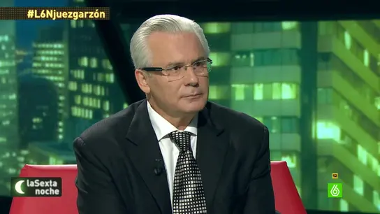 Baltasar Garzón en 'laSexta Noche' Baltasar Garzón en 'laSexta Noche'