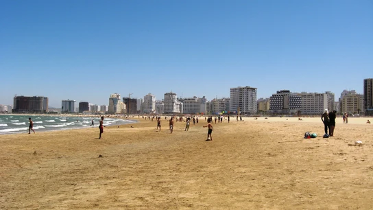 Una playa de Tánger Una playa de Tánger