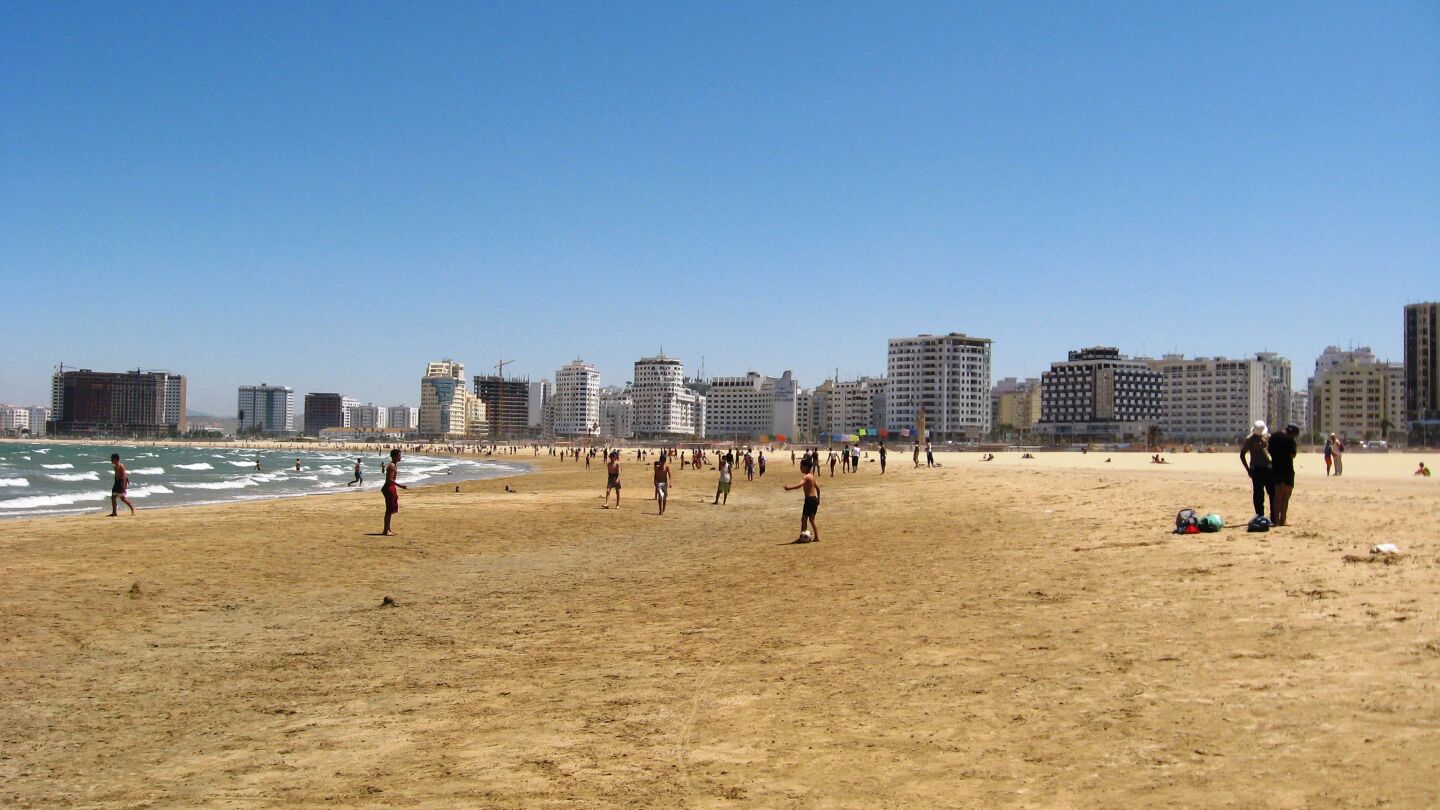 Una playa de T&aacute;nger