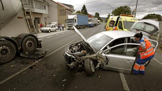 Accidente de un veh&iacute;culo