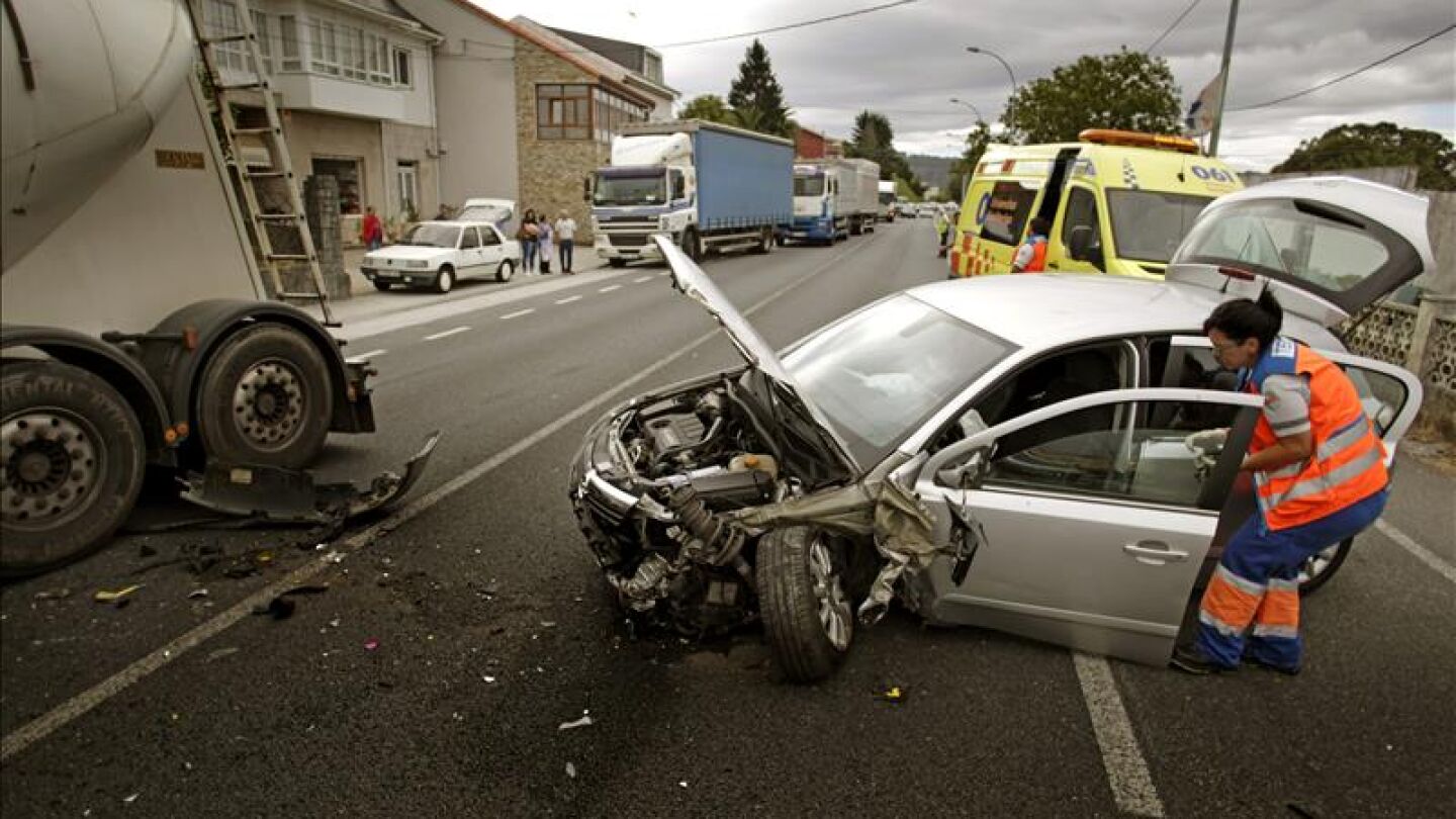 Accidente de un veh&iacute;culo