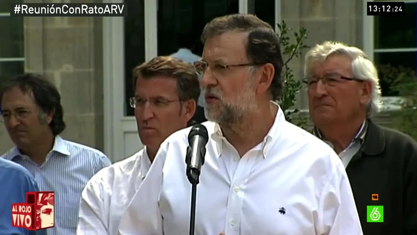 Rajoy habla ante los medios Rajoy habla ante los medios
