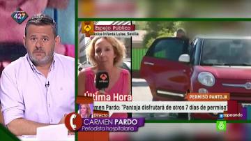 Carmen Pardo, desde un hospital de Sevilla: "He solicitado una habitación al hospital e hice un pequeño desmayo, pero nada"