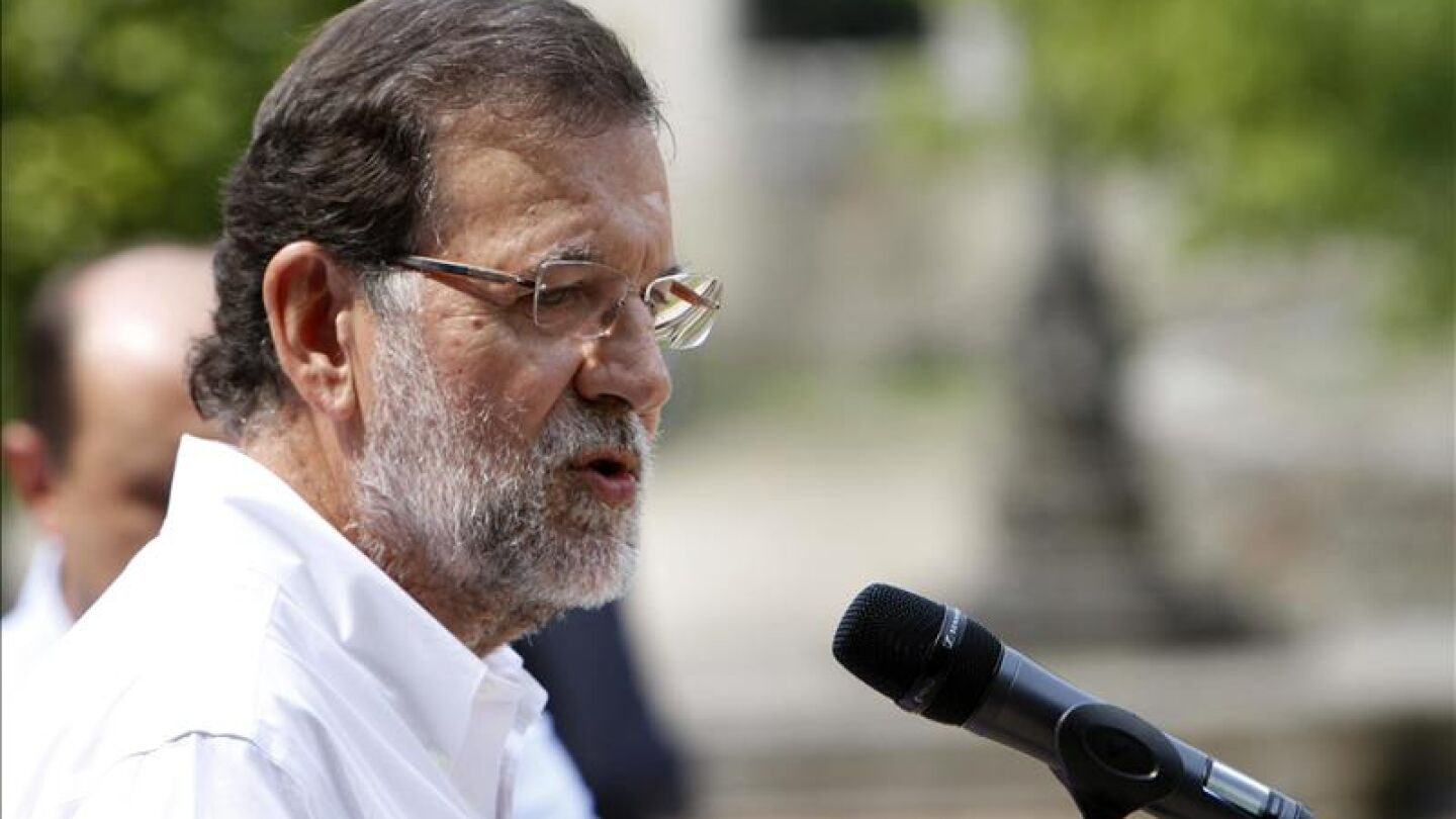 El presidente del Gobierno, Mariano Rajoy, de vacaciones en Galicia