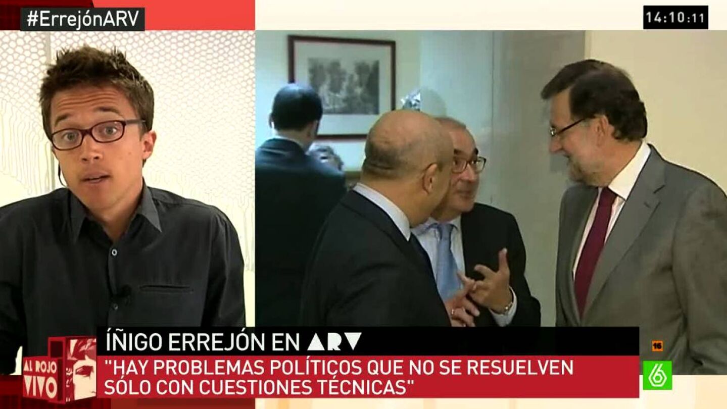 Errej&oacute;n habla en ARV