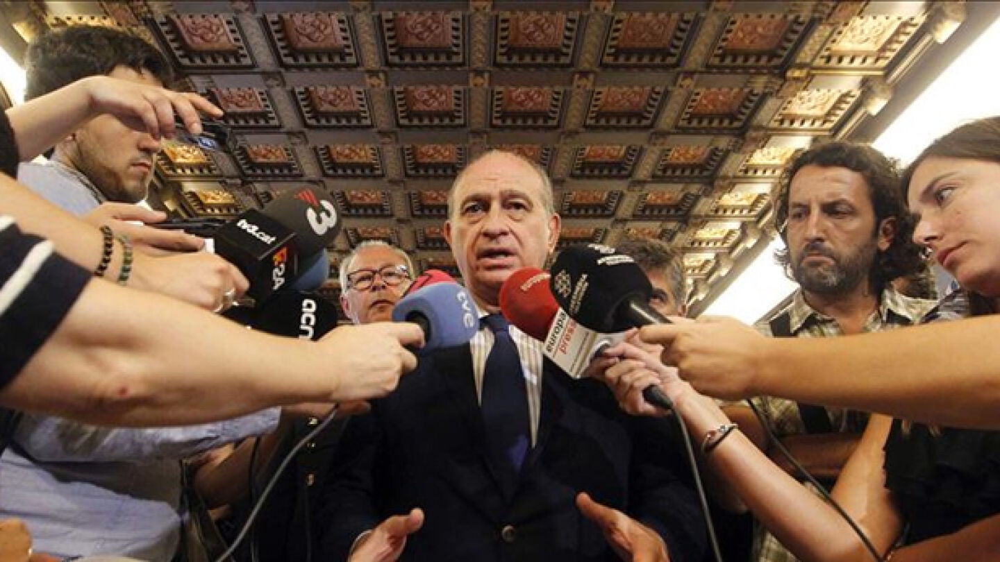 Jorge Fern&aacute;ndez D&iacute;az declara ante los medios