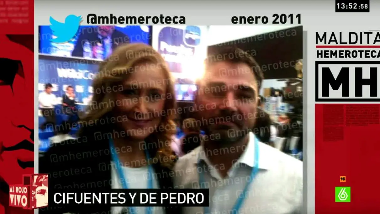 Cristina Cifuentes y Alejandro de Pedro Cristina Cifuentes y Alejandro de Pedro