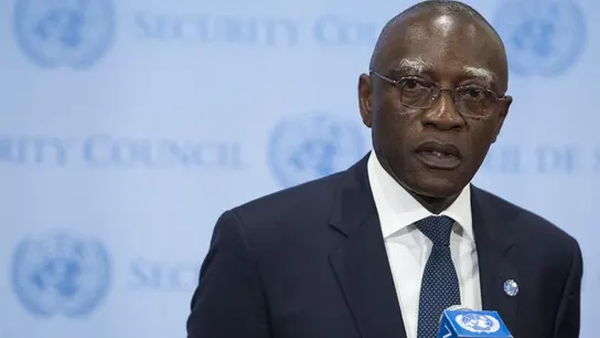 El jefe de la misión de la ONU en la República Centroafricana, Babacar Gaye El jefe de la misión de la ONU en la República Centroafricana, Babacar Gaye