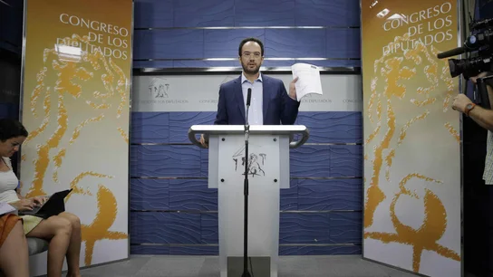 El portavoz del PSOE, Antonio Hernando El portavoz del PSOE, Antonio Hernando