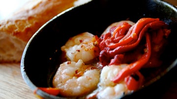 Langostino salteado