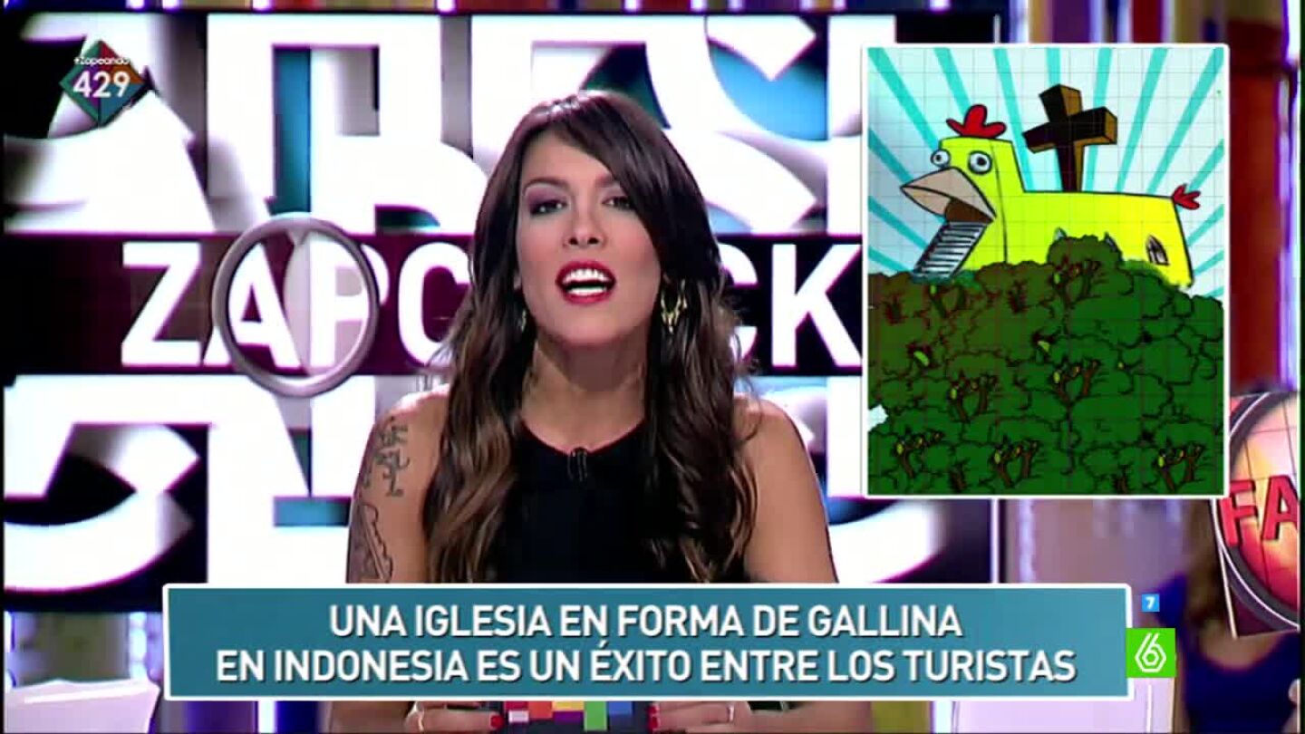 Lorena Castell, sobre una iglesia con forma de gallina: "Seguro que le dijeron al constructor 'la que has liado, pollito'"