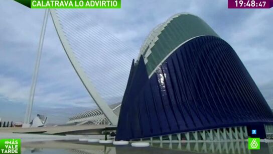 Calatrava asegura que entreg&oacute; el '&Aacute;gora' sin terminar por las prisas del gobierno de Camps