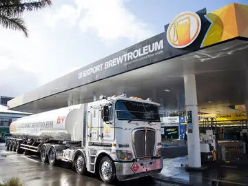 Una gasolinera de Brewtroleum Una gasolinera de Brewtroleum