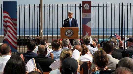 El secretario estadounidense de Estado, John Kerry