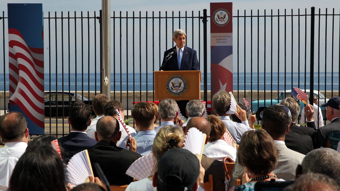 El secretario estadounidense de Estado, John Kerry