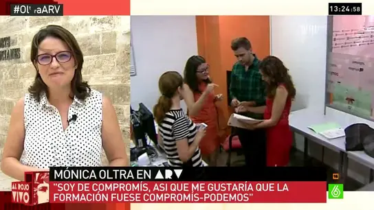 Mónica Oltra en ARV Mónica Oltra en ARV